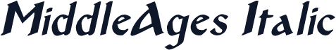MiddleAges Italic