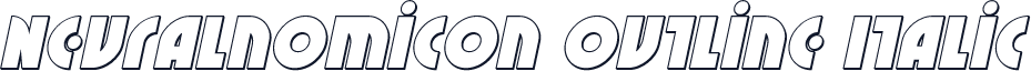 Neuralnomicon Outline Italic