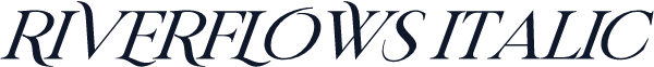 RIVERFLOWS Italic