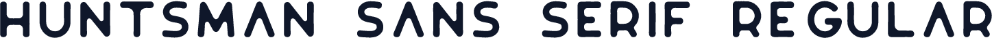 Huntsman Sans Serif Regular