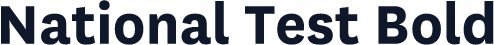 National Test Bold