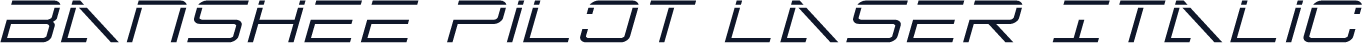 Banshee Pilot Laser Italic