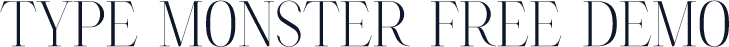 Type Monster Free Demo
