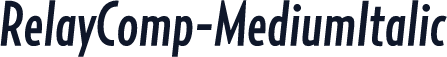 RelayComp-MediumItalic