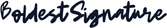 BoldestSignature