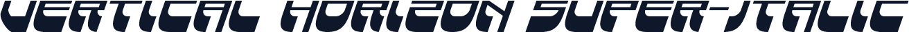 Vertical Horizon Super-Italic