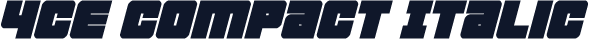 4ce Compact Italic