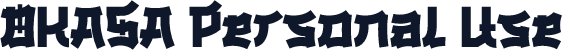 OKASA Personal Use