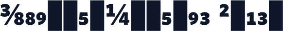 WhitneyNumeric Black