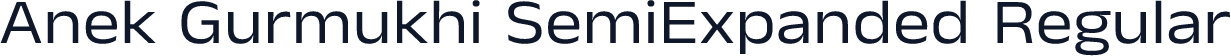 Anek Gurmukhi SemiExpanded Regular