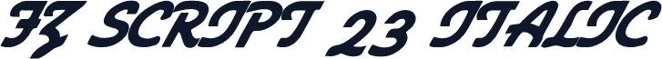 FZ SCRIPT 23 ITALIC