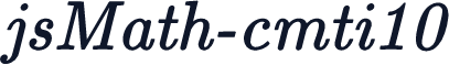 jsMath-cmti10