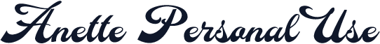 Anette Personal Use