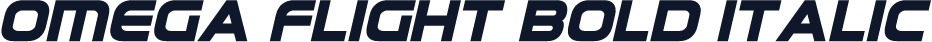 Omega Flight Bold Italic