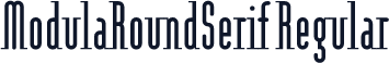 ModulaRoundSerif Regular