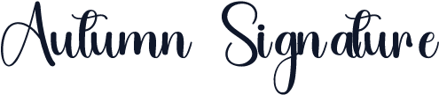 Autumn  Signature