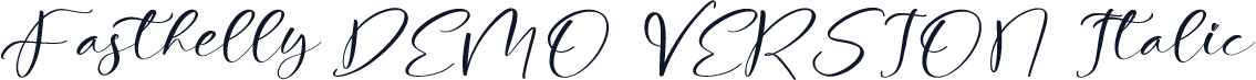 Fasthelly DEMO VERSION Italic