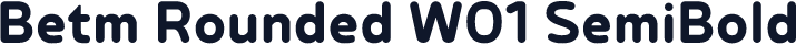 Betm Rounded W01 SemiBold