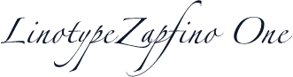 LinotypeZapfino One