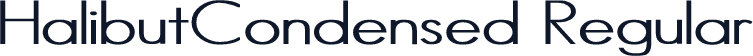 HalibutCondensed Regular