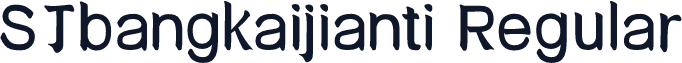 SJbangkaijianti Regular