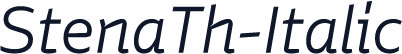 StenaTh-Italic