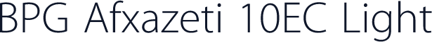 BPG Afxazeti 10EC Light