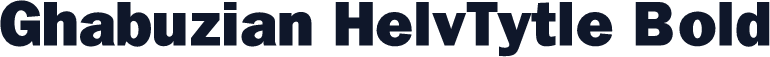 Ghabuzian HelvTytle Bold