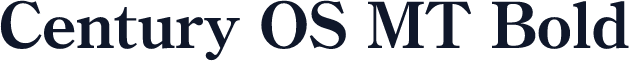 Century OS MT Bold