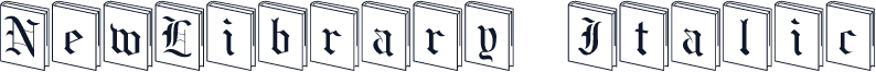 NewLibrary Italic