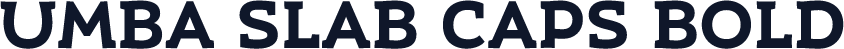 Umba Slab Caps Bold