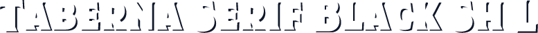 Taberna Serif Black Sh L
