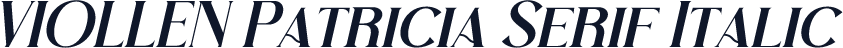 VIOLLEN Patricia Serif Italic