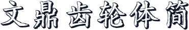文鼎齿轮体简