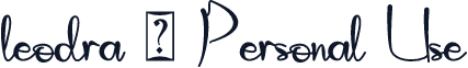 leodra - Personal Use