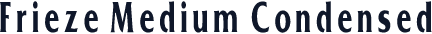 Frieze Medium Condensed