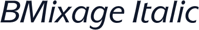BMixage Italic