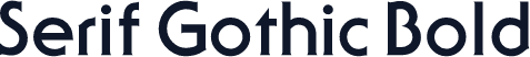 Serif Gothic Bold