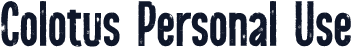 Colotus Personal Use