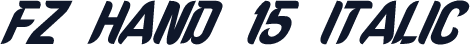 FZ HAND 15 ITALIC