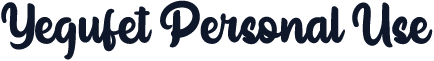 Yegufet Personal Use