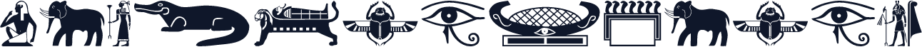 OldEgyptGlyphs