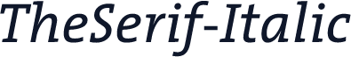 TheSerif-Italic