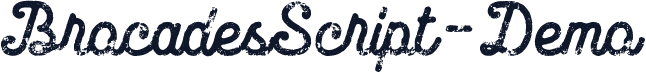 BrocadesScript-Demo
