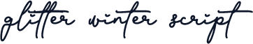 Glitter Winter Script