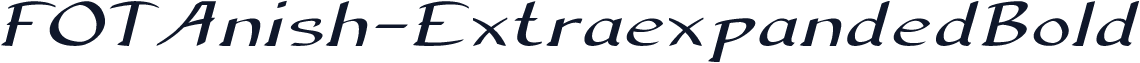 FOTAnish-ExtraexpandedBold