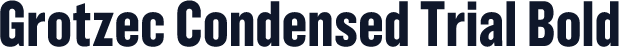 Grotzec Condensed Trial Bold