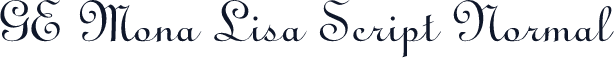 GE Mona Lisa Script Normal
