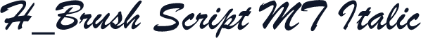 H_Brush Script MT Italic