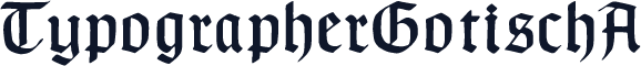 TypographerGotischA